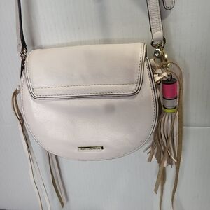 Rebecca Minkoff Pink  Crossbody Bag With Tassel